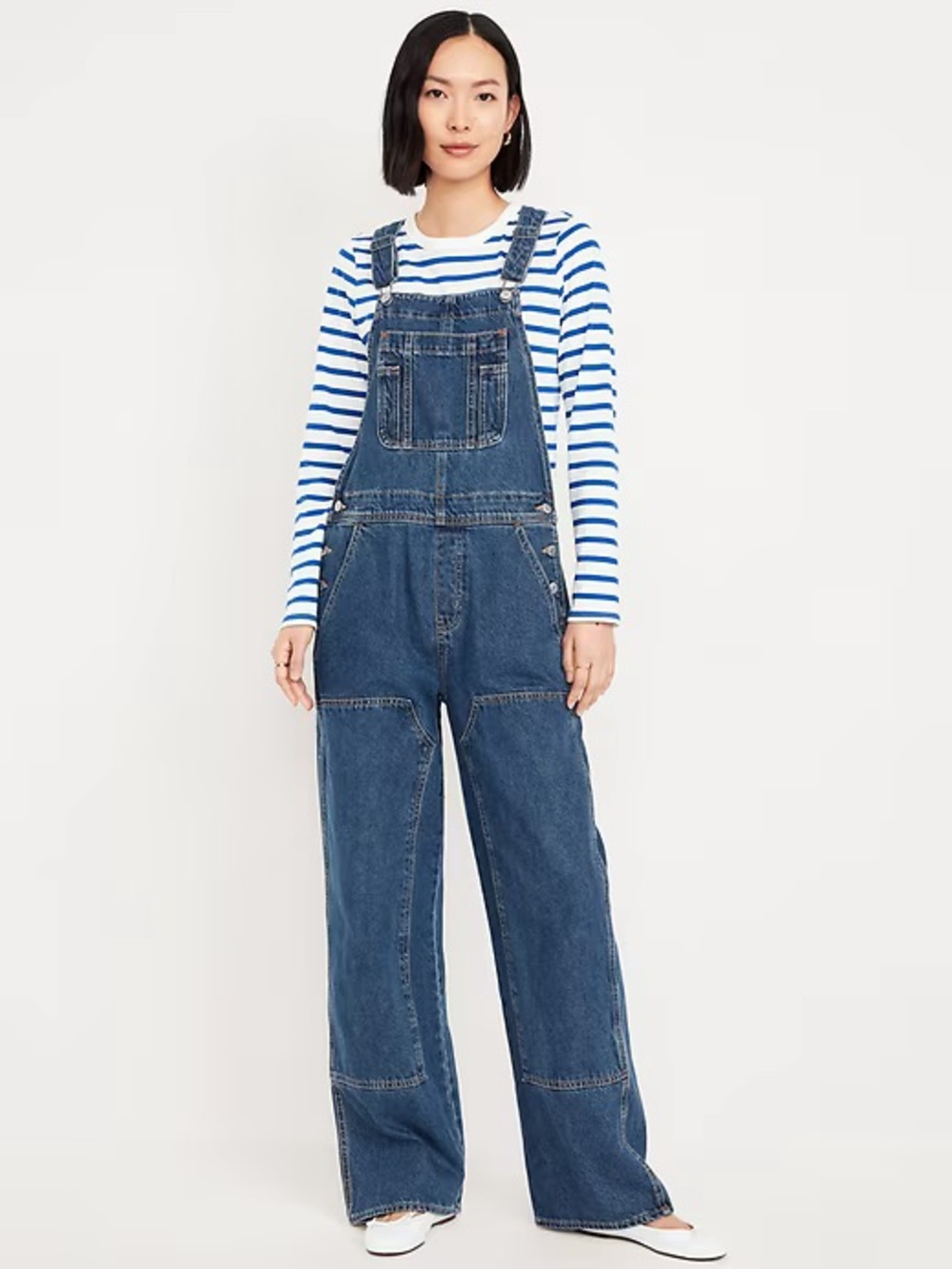 Old Navy Baggy Wide Leg Overalls